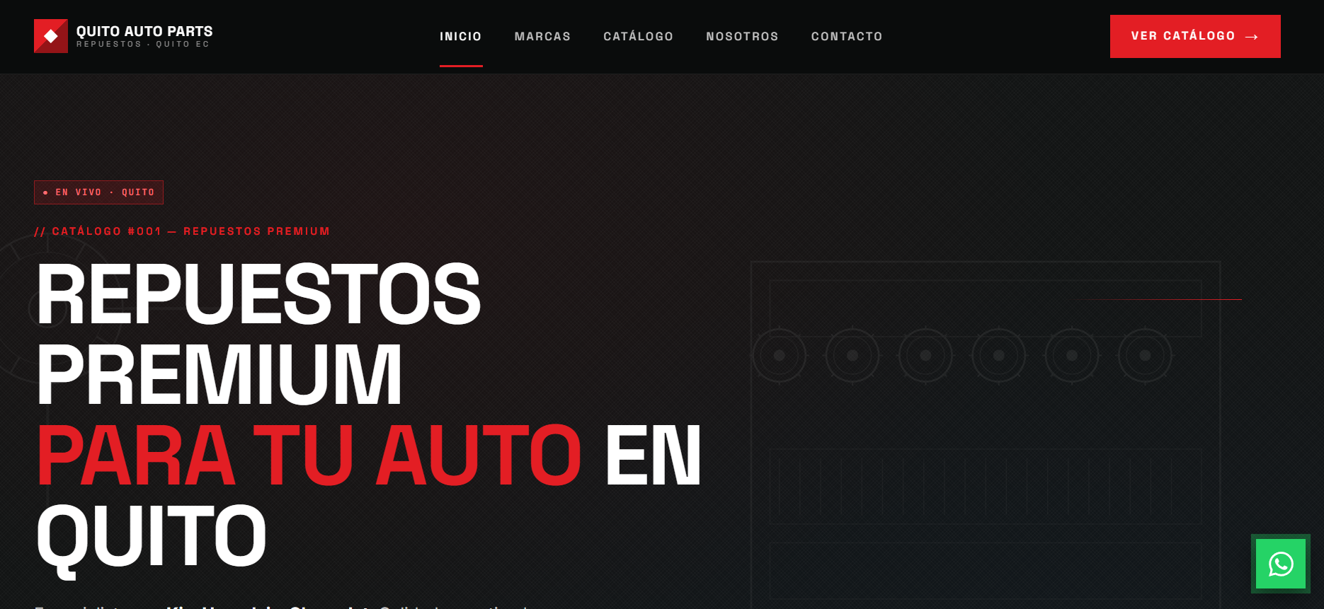 AutoParts Store — demo tienda de repuestos automotrices