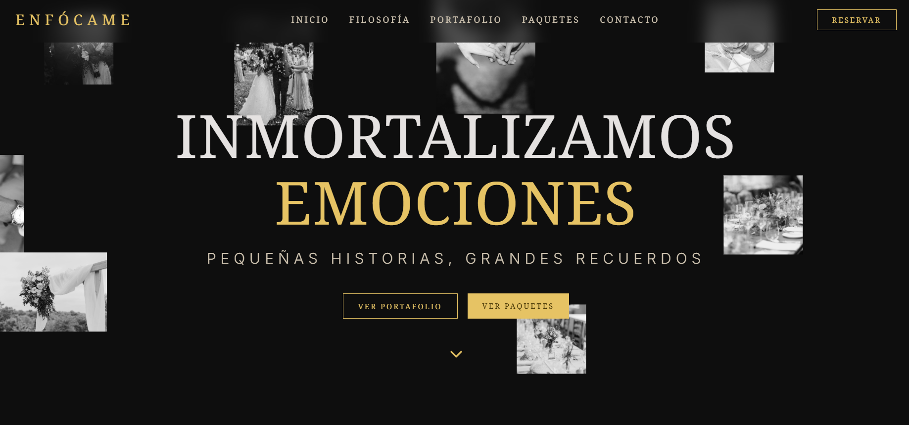 LensFrame Portfolio — demo portafolio para fotógrafos